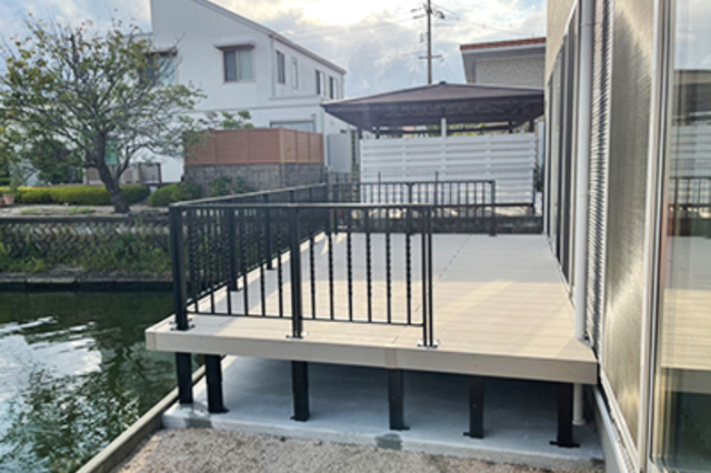 N様宅 ウッドデッキの画像